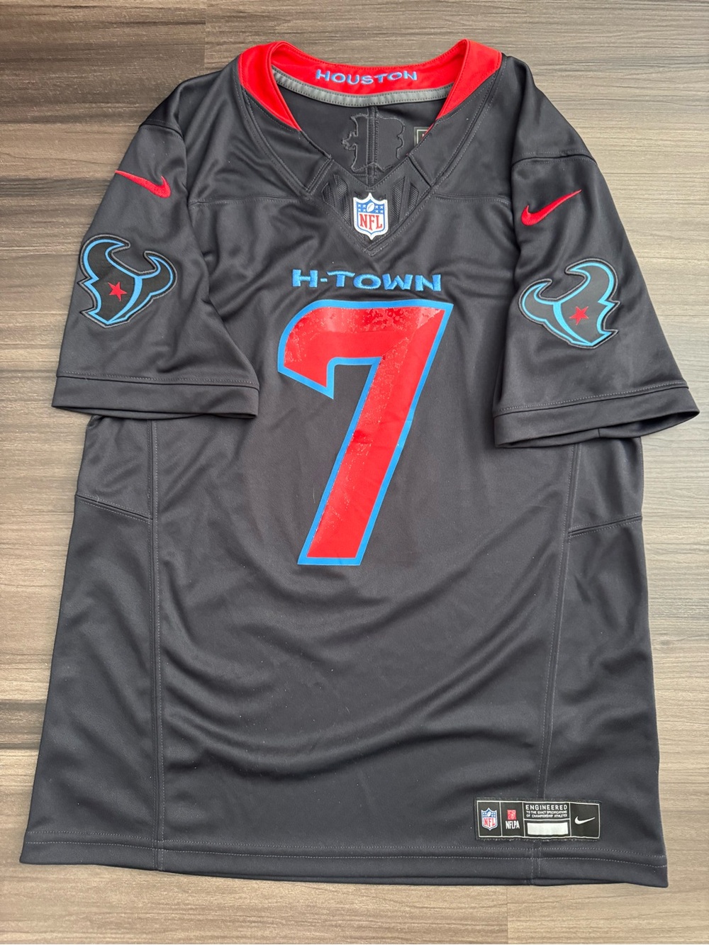 Nike Houston Texans CJ Stroud #7 NFL Alternate Vapor FUSE Home Jersey Men’s S